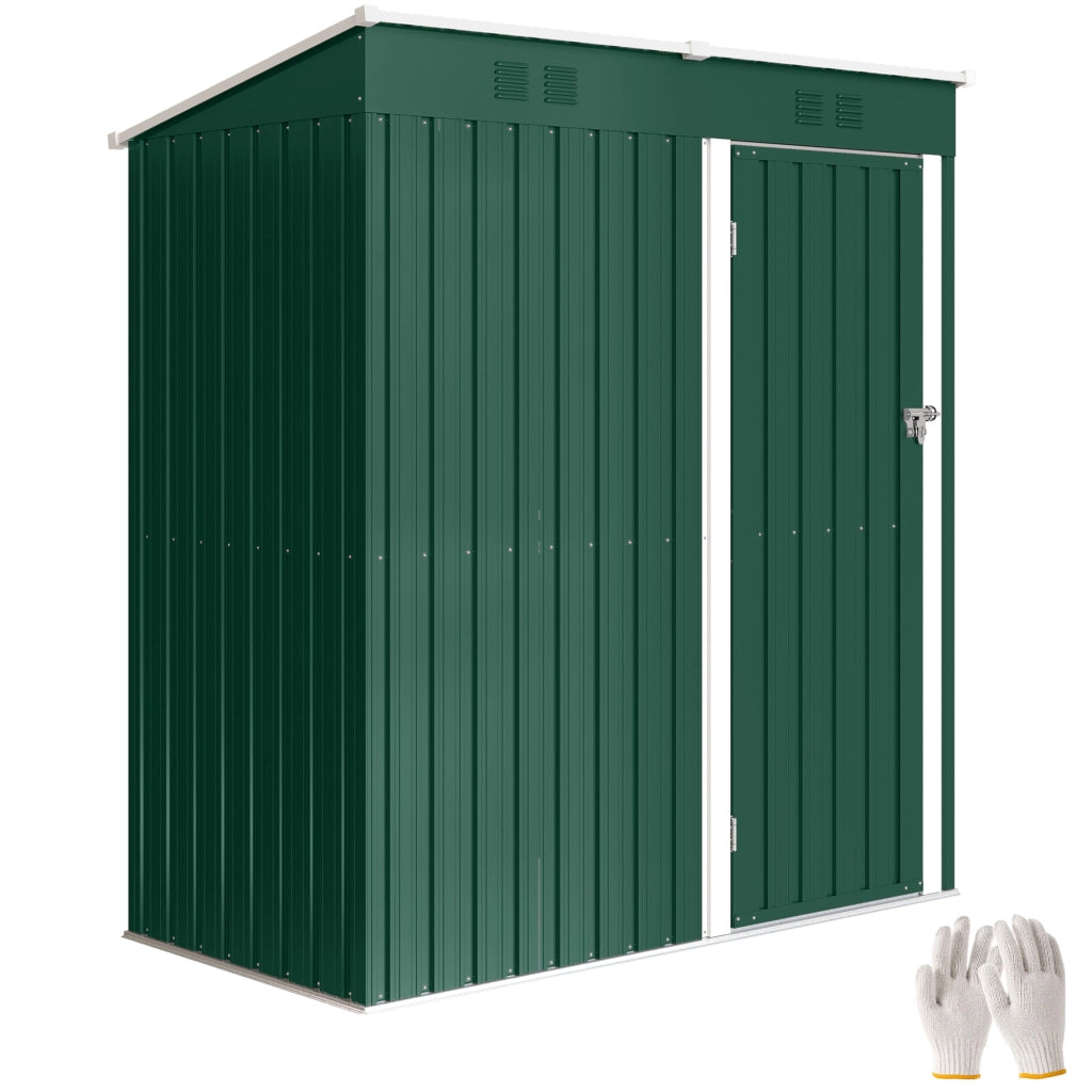 Casetta da Giardino Esterno ¨C zephmum ¨C Verde 163x90x179 cm