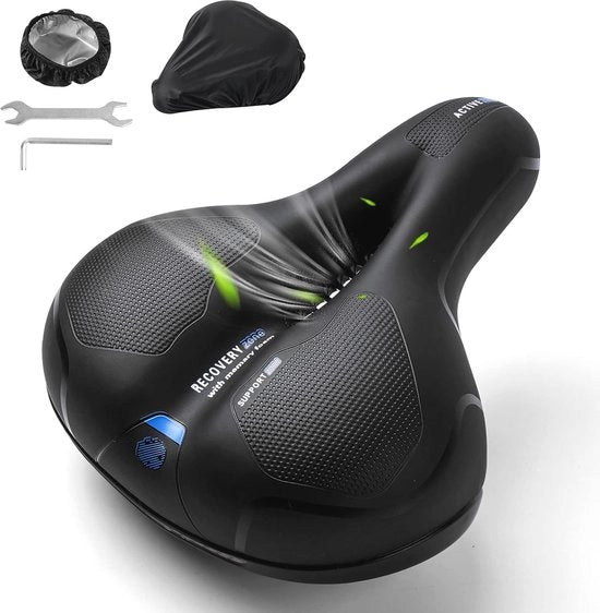 Sella da Bicicletta Comfortevole e Respirante - Piena Assorbimento di Shock con Gel Ergonomico per Esperienza Ciclistica Optima