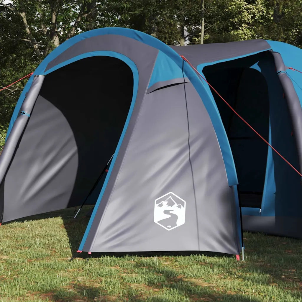 Tenda a Cupola con tetto-Tenda da campeggio Blu 384 x 254 x 170 cm