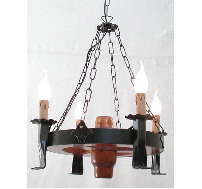 LAMPADARIO 1 LUCE WOOD A MURO LAMPADE LAMPIONE APPLIQUE PLAFONIERA DIAMETRO CM45
