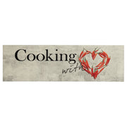 Tappeto del soggiorno | Tappeto da Cucina Lavabile Cucinare 60x180 cm in Velluto