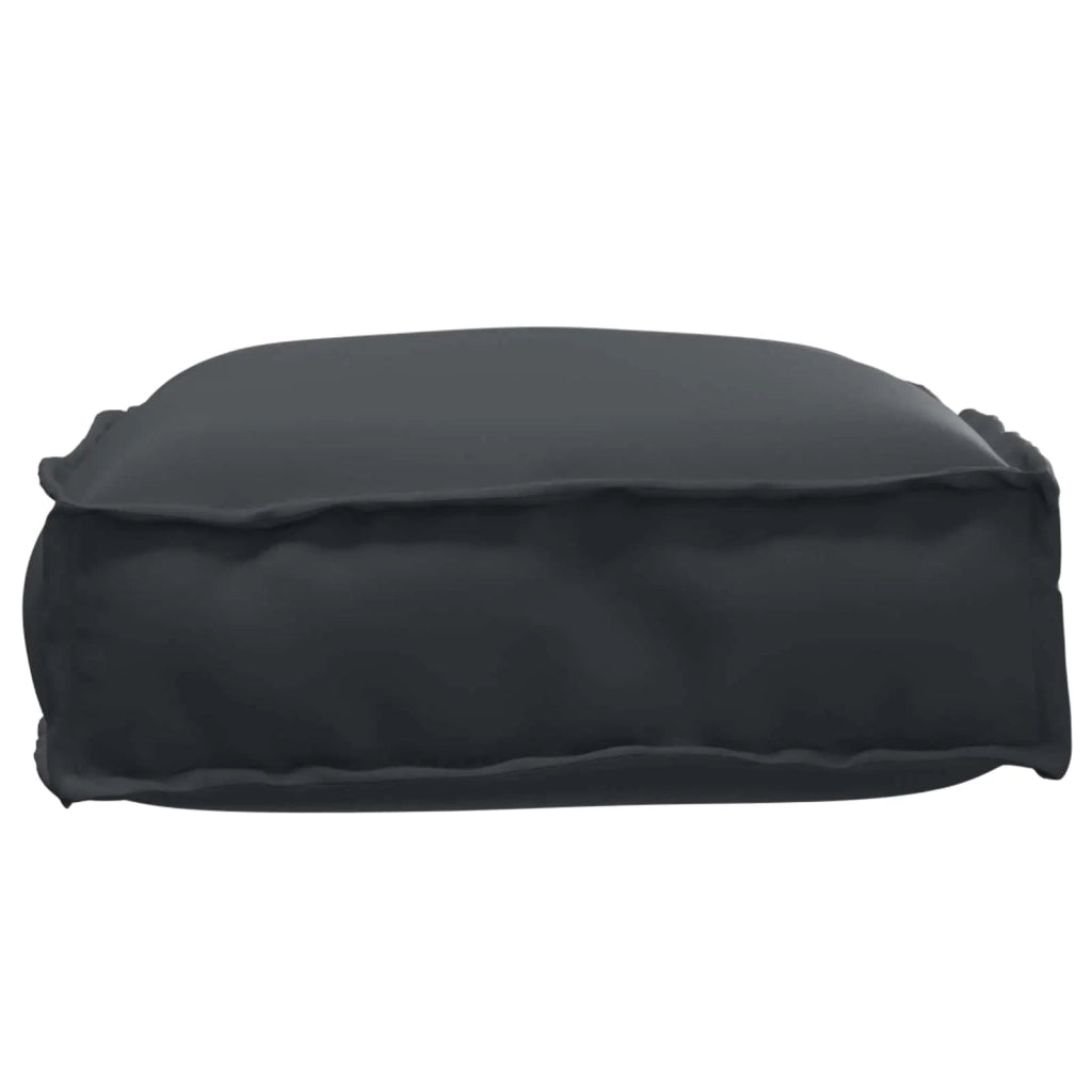 Cuscino Nero 60 x 40 x 8 cm Tessuto Oxford 42001612