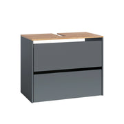 Vicco Mobile sottolavabo per bagno Antracite/quercia dorata 80.2 x 65 cm