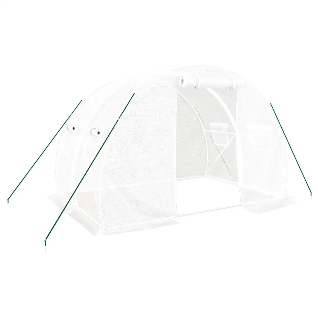 Serra con Telaio in Acciaio Bianco 6 m2 3x2x2 m CFW9517671