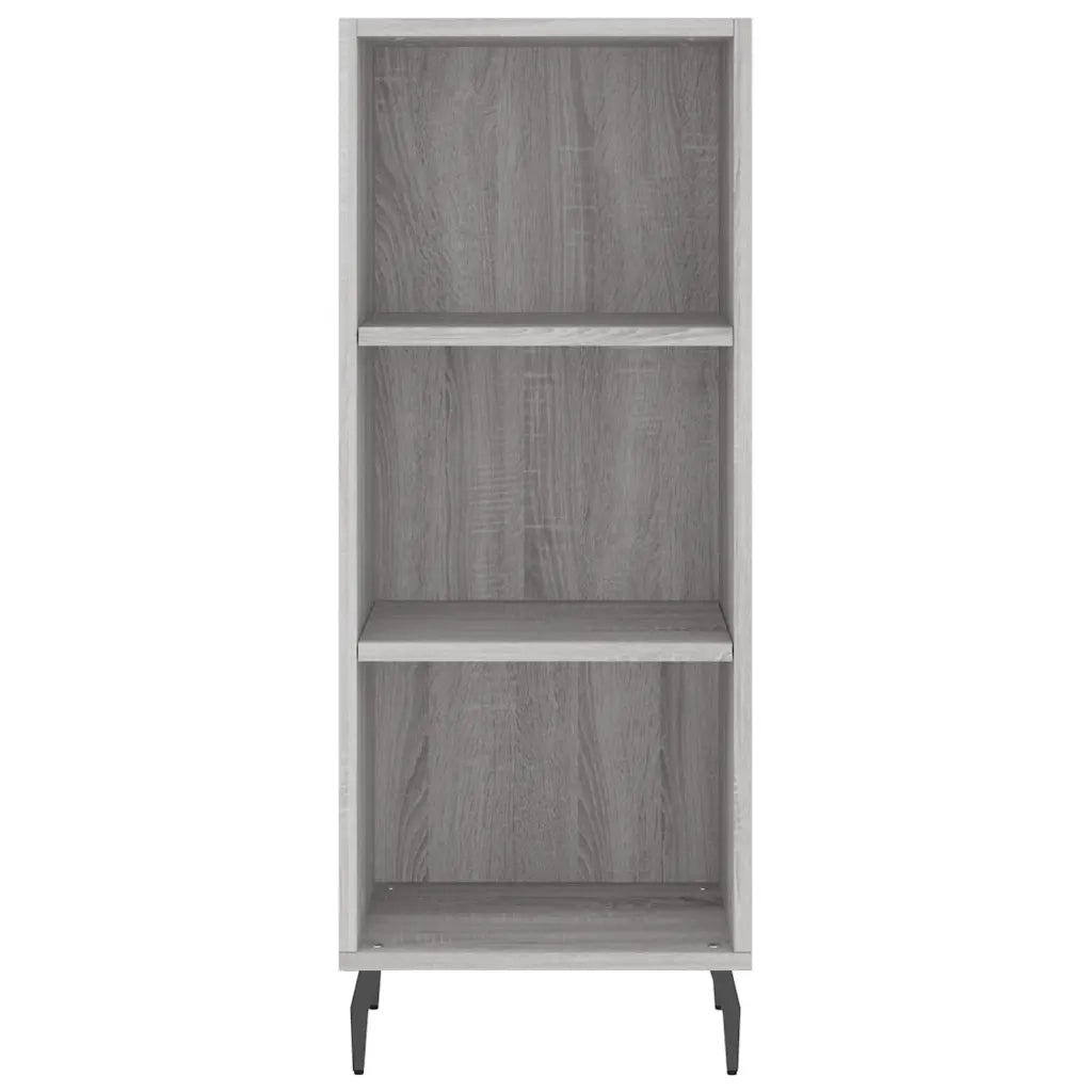 Credenza | Madia | Buffet da pranzo | Armadio da pranzo Grigio Sonoma 34,5x34x180 cm in Legno Multistrato