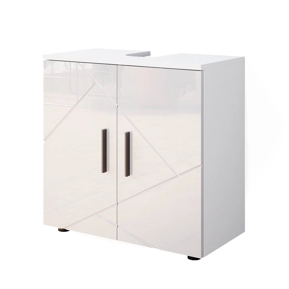 Vicco Mobile sottolavabo per bagno Bianco lucido 60 x 59 cm