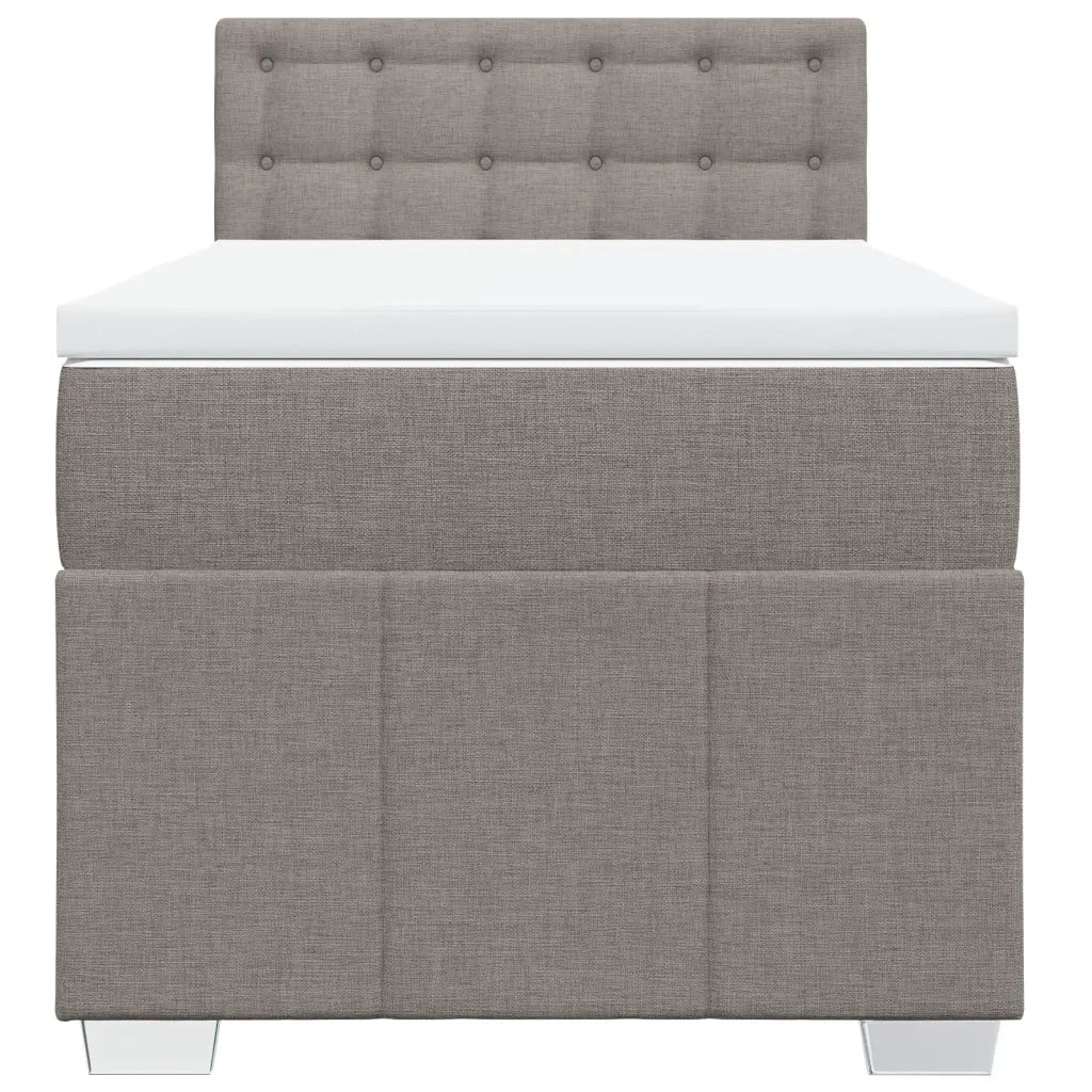 Giroletto a Molle con Materasso Tortora 90x200 cm inTessuto 3286969
