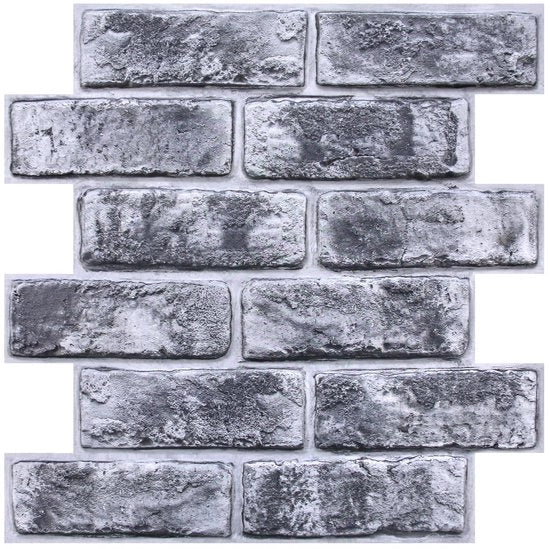 Pannelli da Parete 3D in PVC Zellulare, 10 pezzi, Decorazione Parete 3D con Aspetto di Mattonella, 30 x 30 CM, Impermeabili