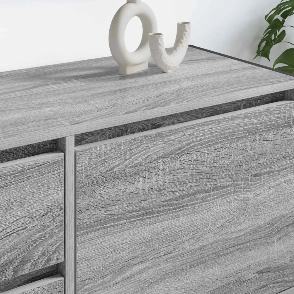Mobile TV Grigio Sonoma 100 x 36 x 49.5 cm Legno multistrato 886621