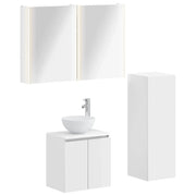 Set di mobili per il bagno 4 pcs Bianco 3407423