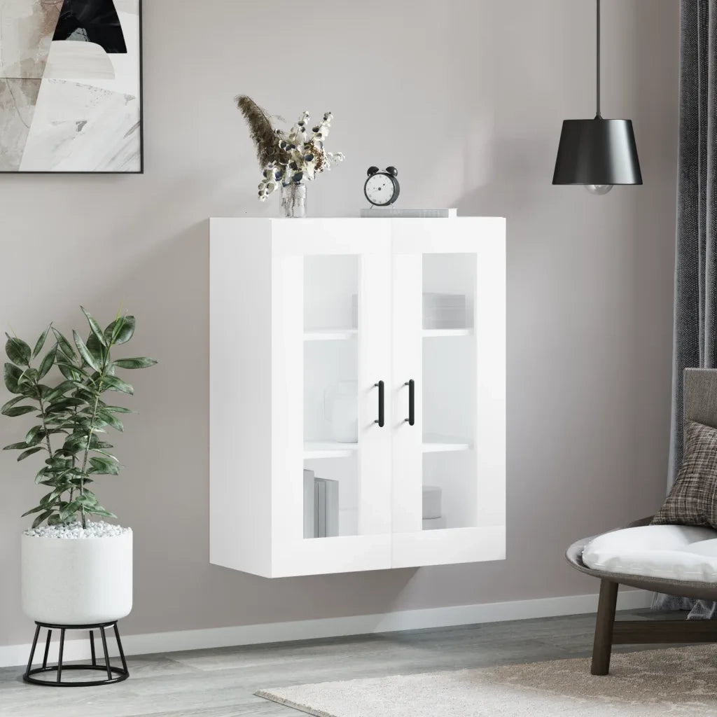 Armadietto a Muro | Mobile a Parete Bianco 69,5x34x90 cm