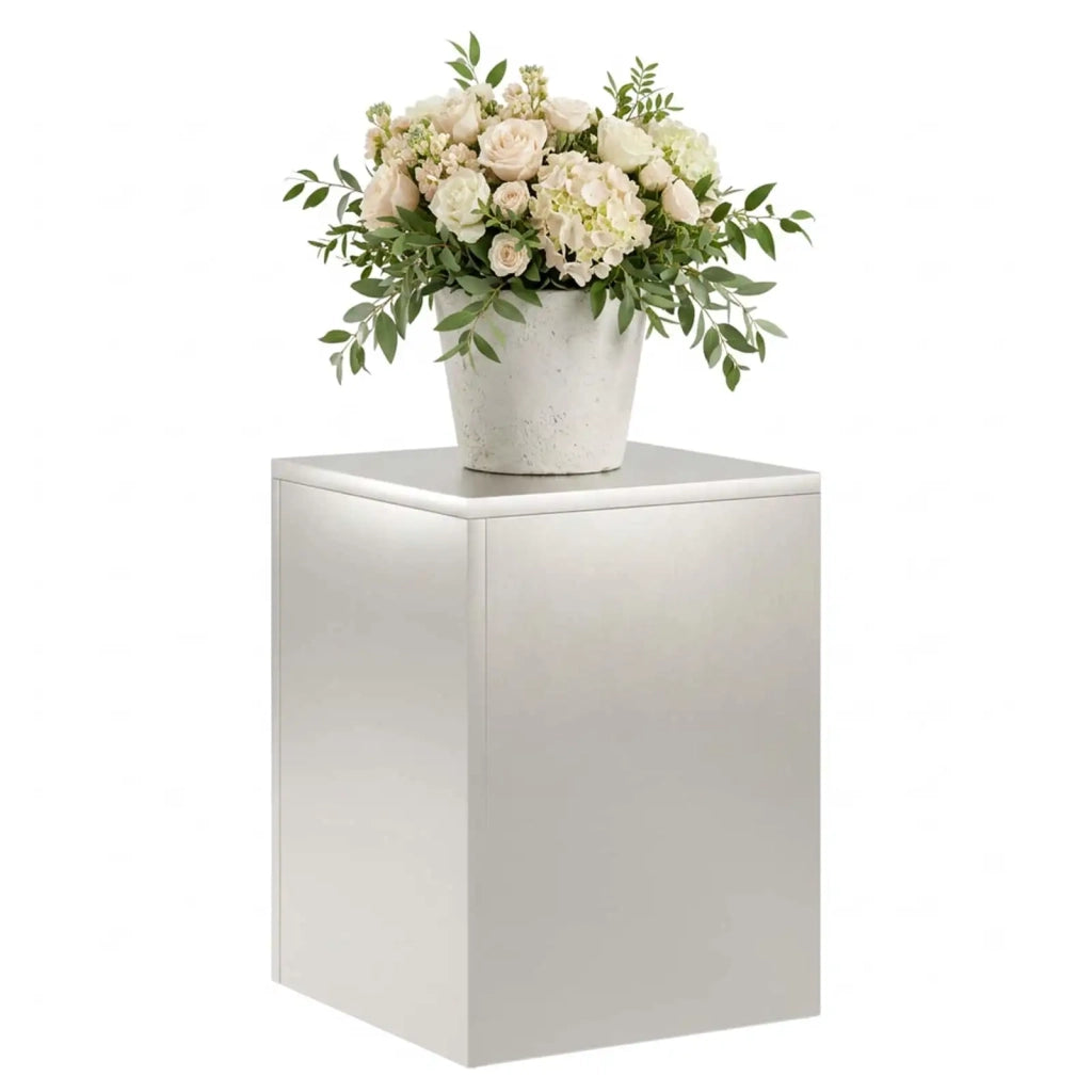 Supporto per piante Argento 30 x 30 x 40 cm Acciaio 8012468