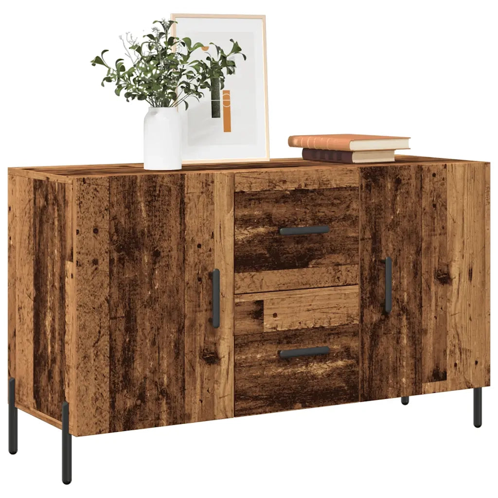 Credenza Legno Antico 100x36x60 cm in Legno Multistrato 857320