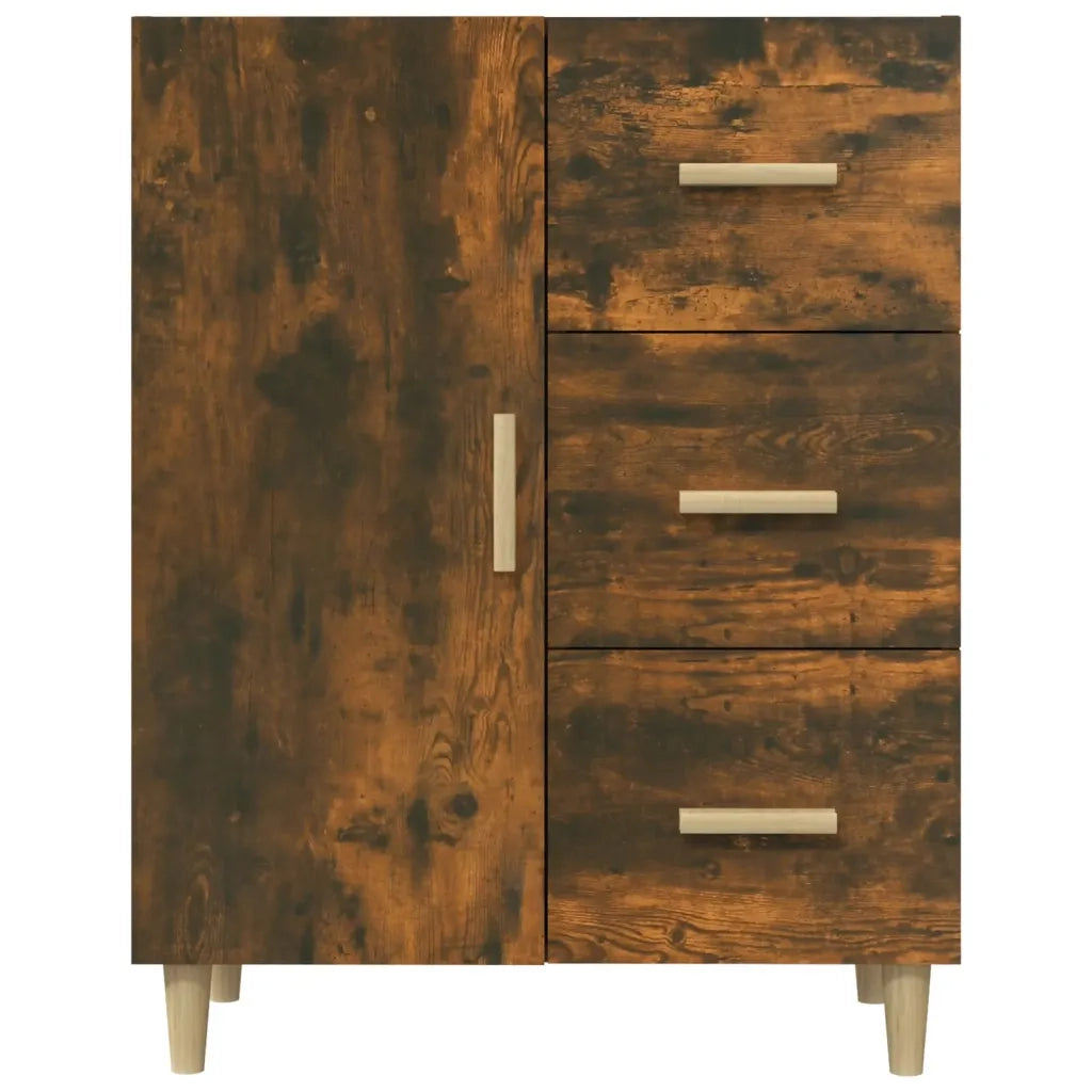 Credenza-Buffet-Armadio da cucina Rovere Fumo 69,5x34x90 cm in Legno Multistrato 530640