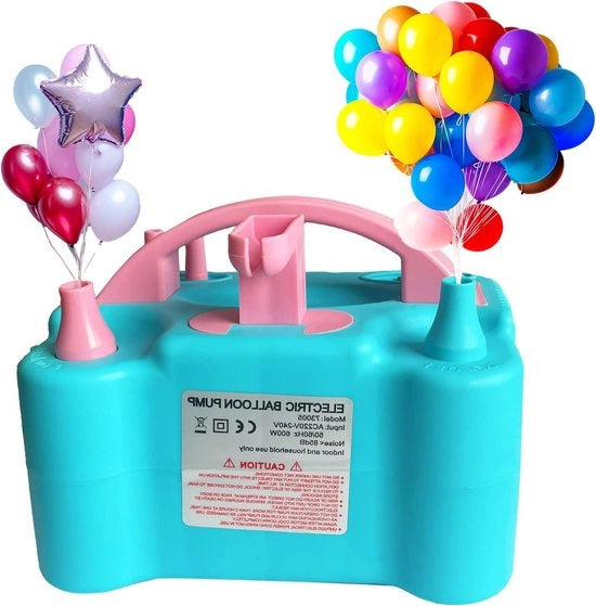 Pomp per palloni elettrica 600 W - pomp portatile per decorazioni di festa - compleanni, matrimoni e feste - rapida gonfiatura pomp palloni