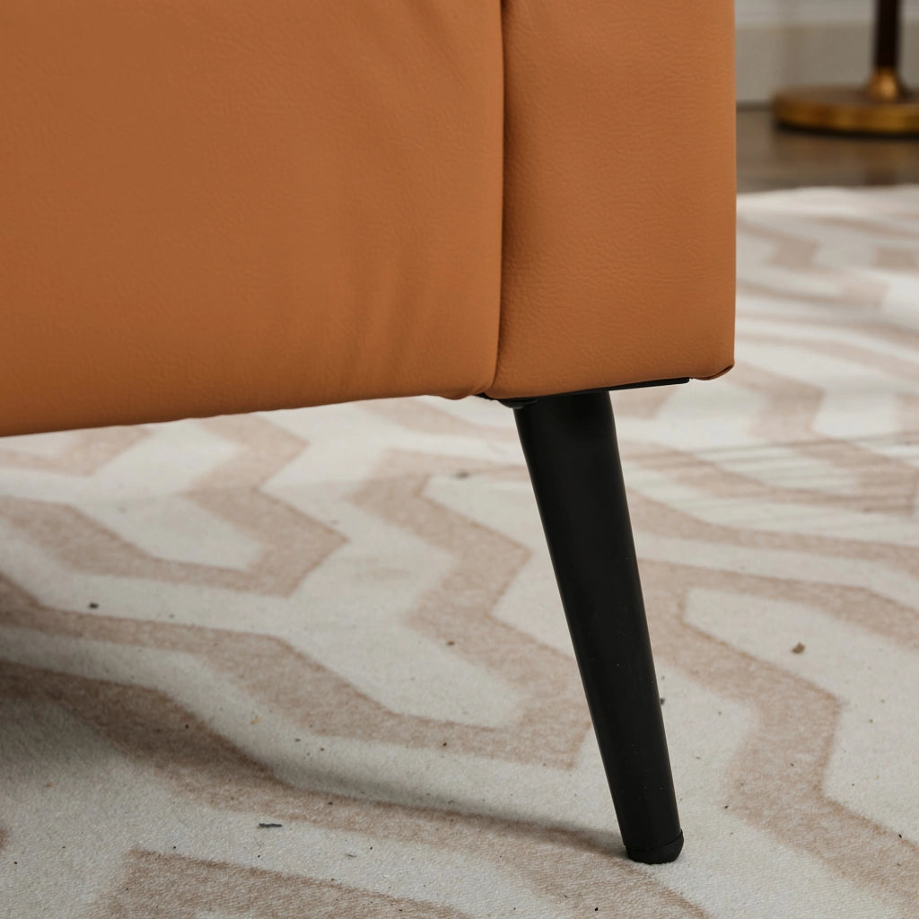 Divano singolo nordico - Zephmum- Pelle sintetica antigraffio, elegante e lussuoso