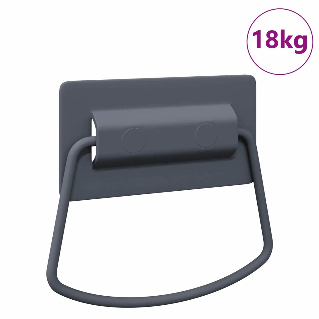 Maniglie per Armadi Antracite 85 x 45 mm Metallo
