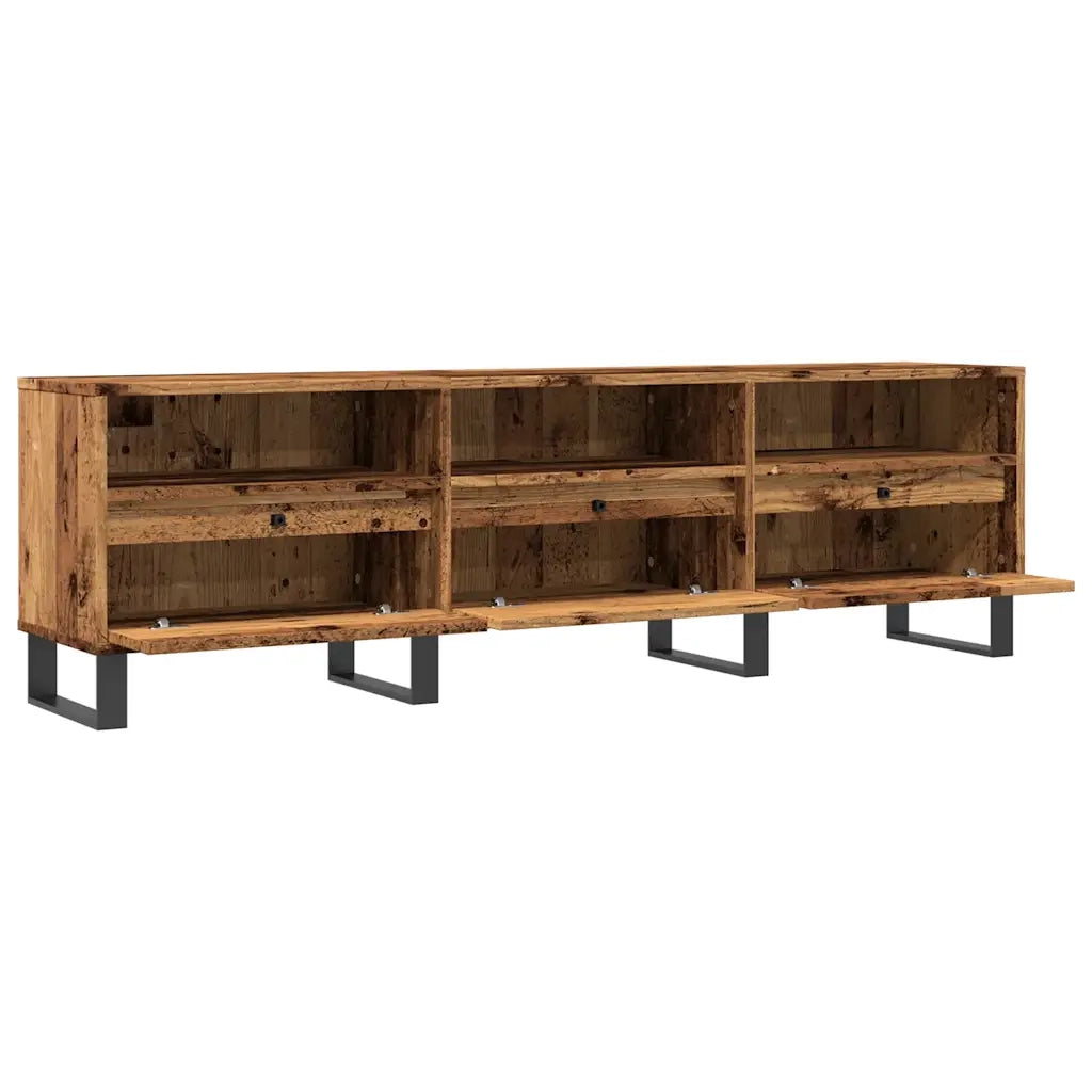 Mobile Porta TV Legno Antico 150x30x44,5 cm Legno Multistrato 857193