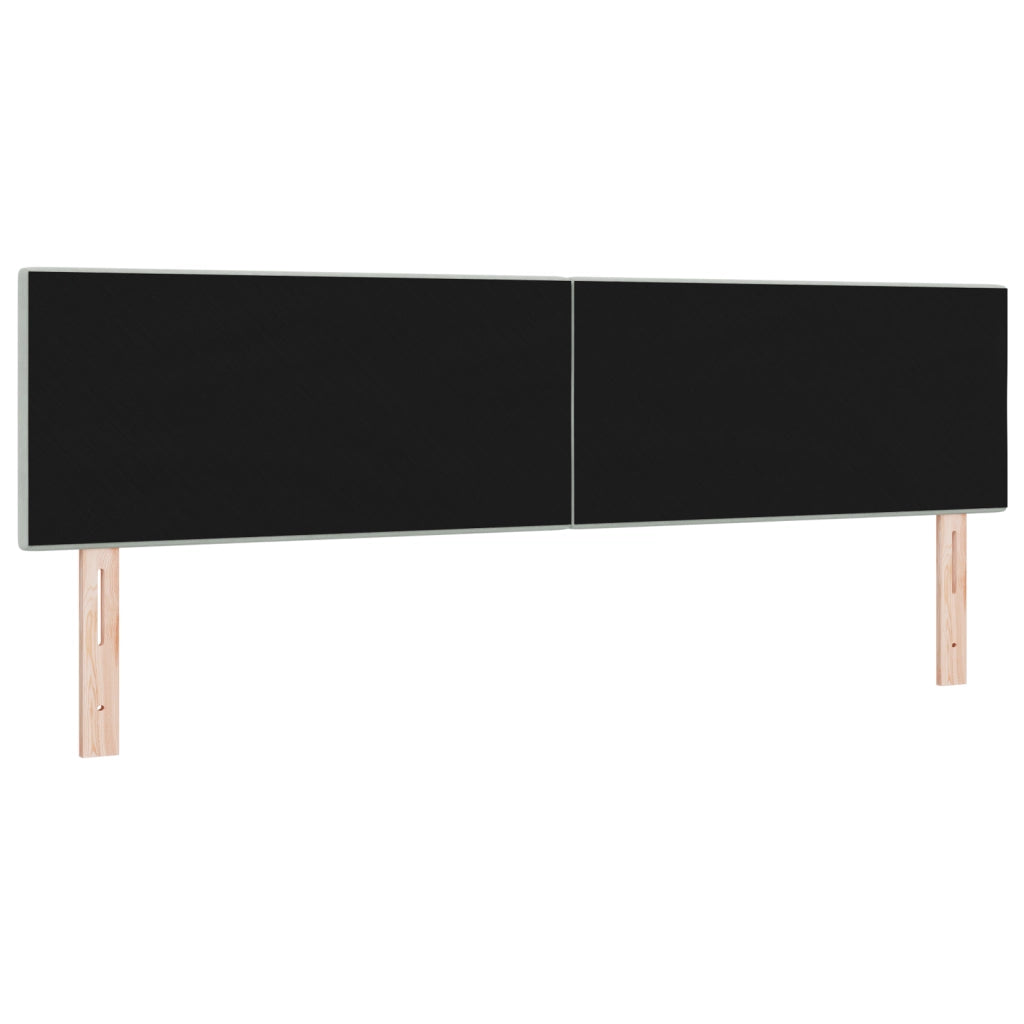 Testiera  Imbottita Grigio Chiaro 180 cm in Velluto
