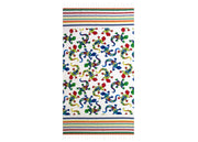 Telo Mare Fouta Per Spiaggia Fantasia Rigata Multicolore Leopard Pesci - Fouta - Mozambico
