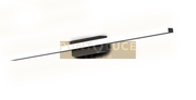 LINEAR-80 Applique da parete o soffitto nero opaco a led 19W dimmerabile  SDD 2800 - 5000k lunghezza 80cm