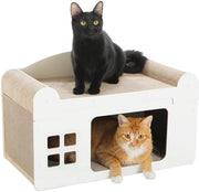 Casa per Gatti - Sostenibile e Interattiva - 1 pezzo - 55 x 27,5 x 35 cm
