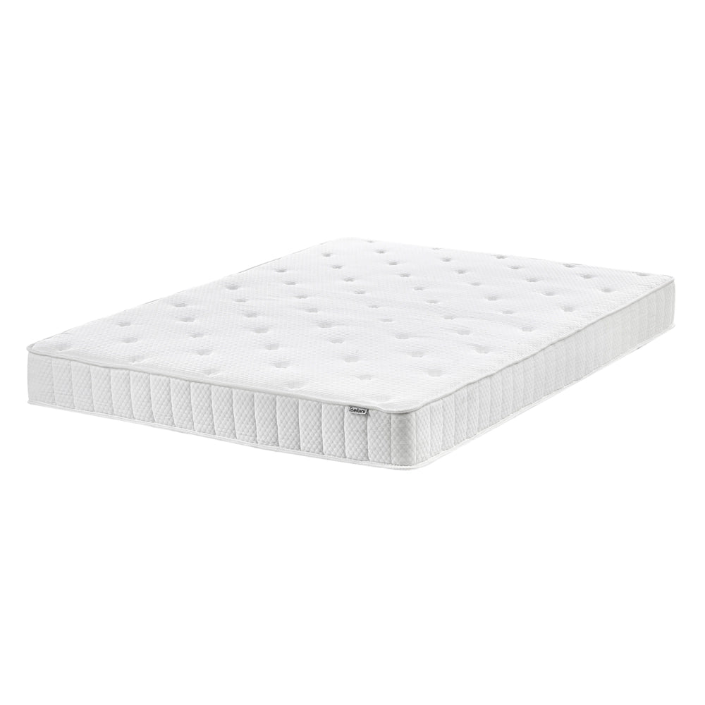 Materasso matrimoniale double face medio duro tessuto bianco per letto 140 x 200 cm