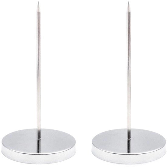 Memoriale per Memorie 2 pezzi - Memoriale in Metallo - Contenitore per Documenti - Supporto con Base Stabile - 14 cm di Altezza - Materiale Metallico - Memoriale per Documenti