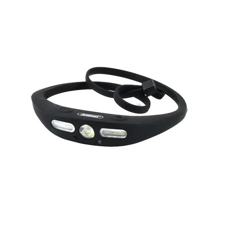 Trade Shop - Lampada Frontale Xpg Led + Cob Ricaricabile Con Sensore Di Movimento Ip65 Q-td160 -