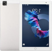 Tablet 8 pollici 4GB 64GB RAM Front 200w Posteriore 800w Processore Ottetto 1920x1200 HD IPS Schermo Tablet da Gioco Espandibile fino a 128GB per Android 10 Argento (Alimentatore EU)