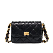 Borse a tracolla da donna in vera pelle, modello Hobo, colore nero