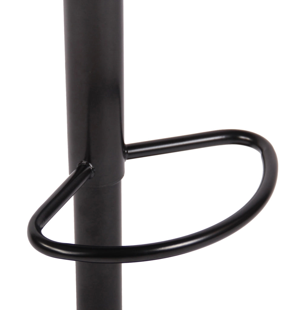 Sgabello Dyn V2 in tessuto marrone,nero