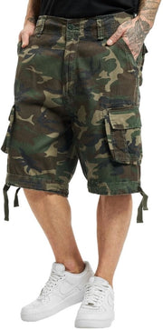 Shorts Uomini - Leggenda Urbana - Tela di Cotone Sovraccosto - Robusto - Cinturino per la Camminata - Spazio di Riposo - Pantaloni Corti con Chiusura a Bottone di Pressione
