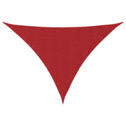 Vela Parasole | Telo Ombra | Vela da ombra Rossa 7x5x5 m 100% Poliestere Oxford