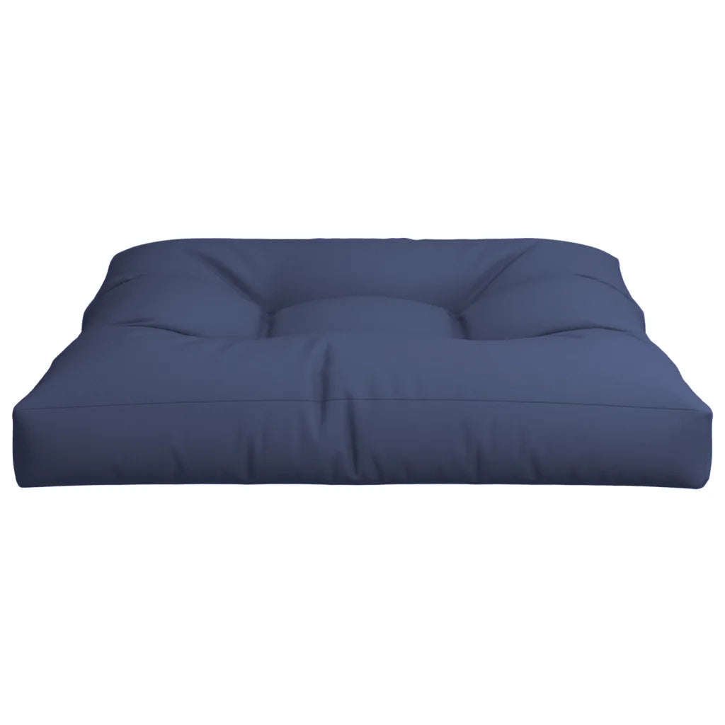 Cuscino per Pallet Blu Marino 70x70x12 cm in Tessuto