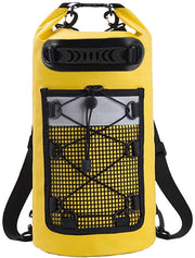 Zak da bagno 30L - tas roll-top impermeabile con custodia - kayak, escursioni, campeggio, pesca - uomo/donna