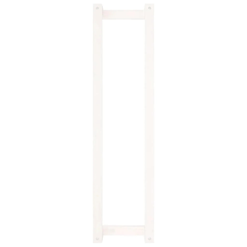 Portasciugamani bianco 23x18x90 cm in legno massello di pino 02_0005498