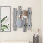 Appendiabiti a muro A parete Grigio Sonoma 60 x 3 x 82 cm 874480