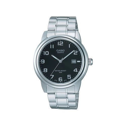 Orologio casio mtp 1221a 1aveg collection silver e black