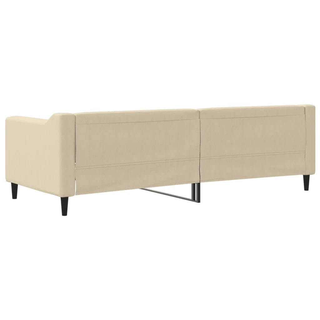 Letto da Giorno Crema 80x200 cm in Tessuto 354160