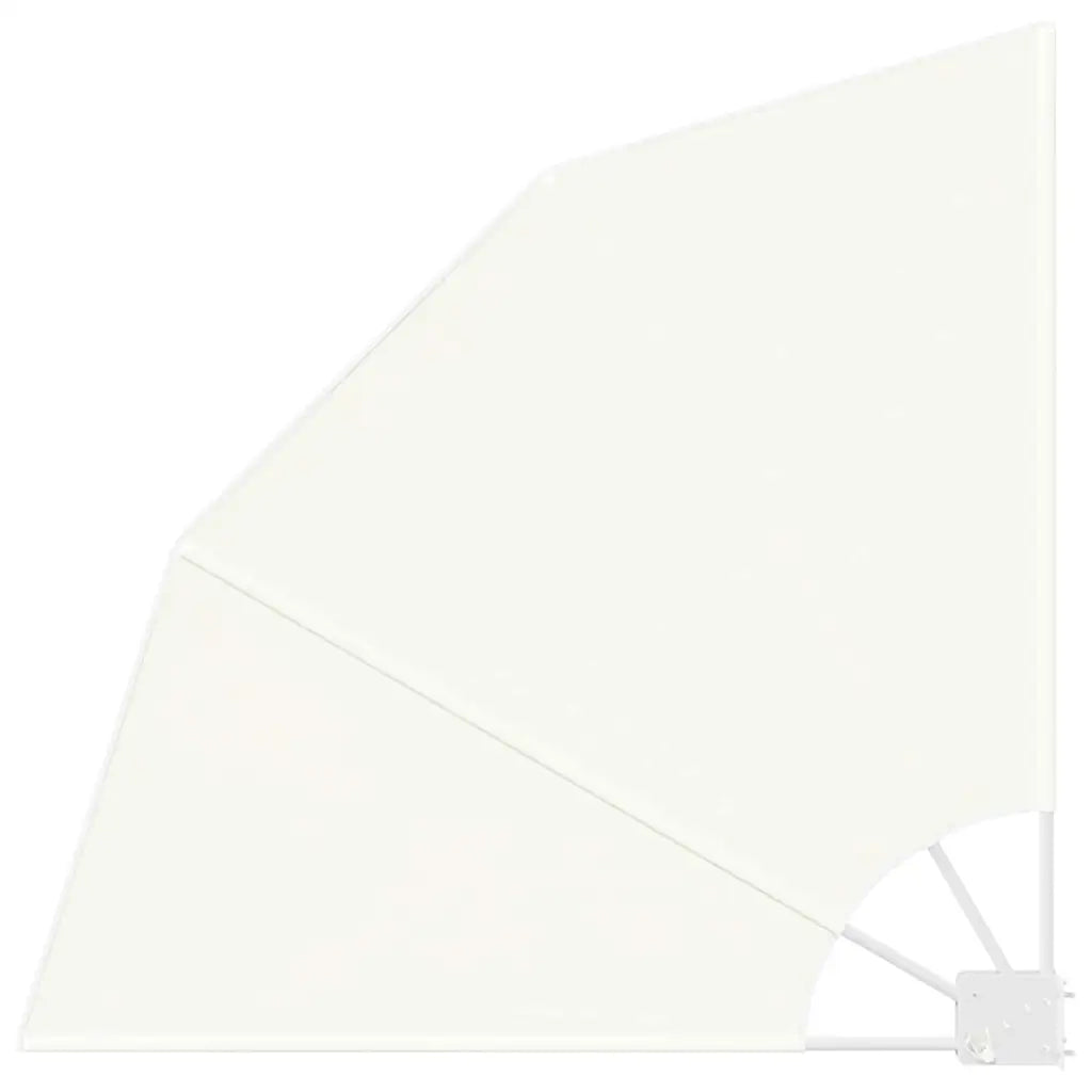 Schermo di Privacy per Balcone Crema 115 x 115 cm Poliestere 42000942