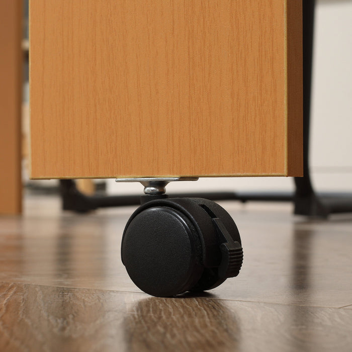 Tavolo Pieghevole da Pranzo 5 Persone 84x180x100 cm in Truciolato e Acciaio color Legno