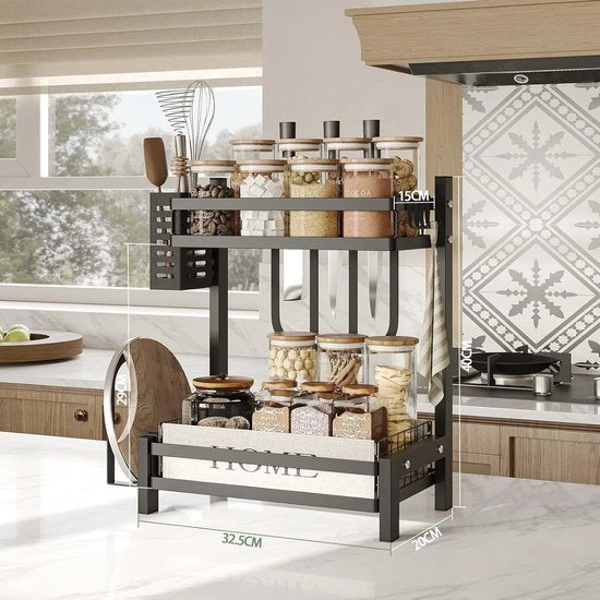Organizzatore per erbe / organizzatore per frigorifero, griglia per cucina, organizzatore per spezie \ Materiali di alta qualità