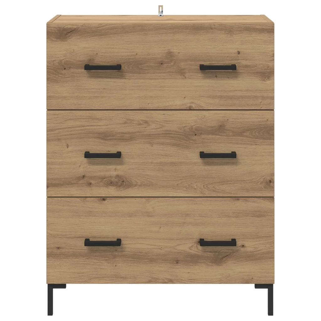 Credenza con cassetto Rovere artigianale 69,5 x 34 x 90 cm 881505
