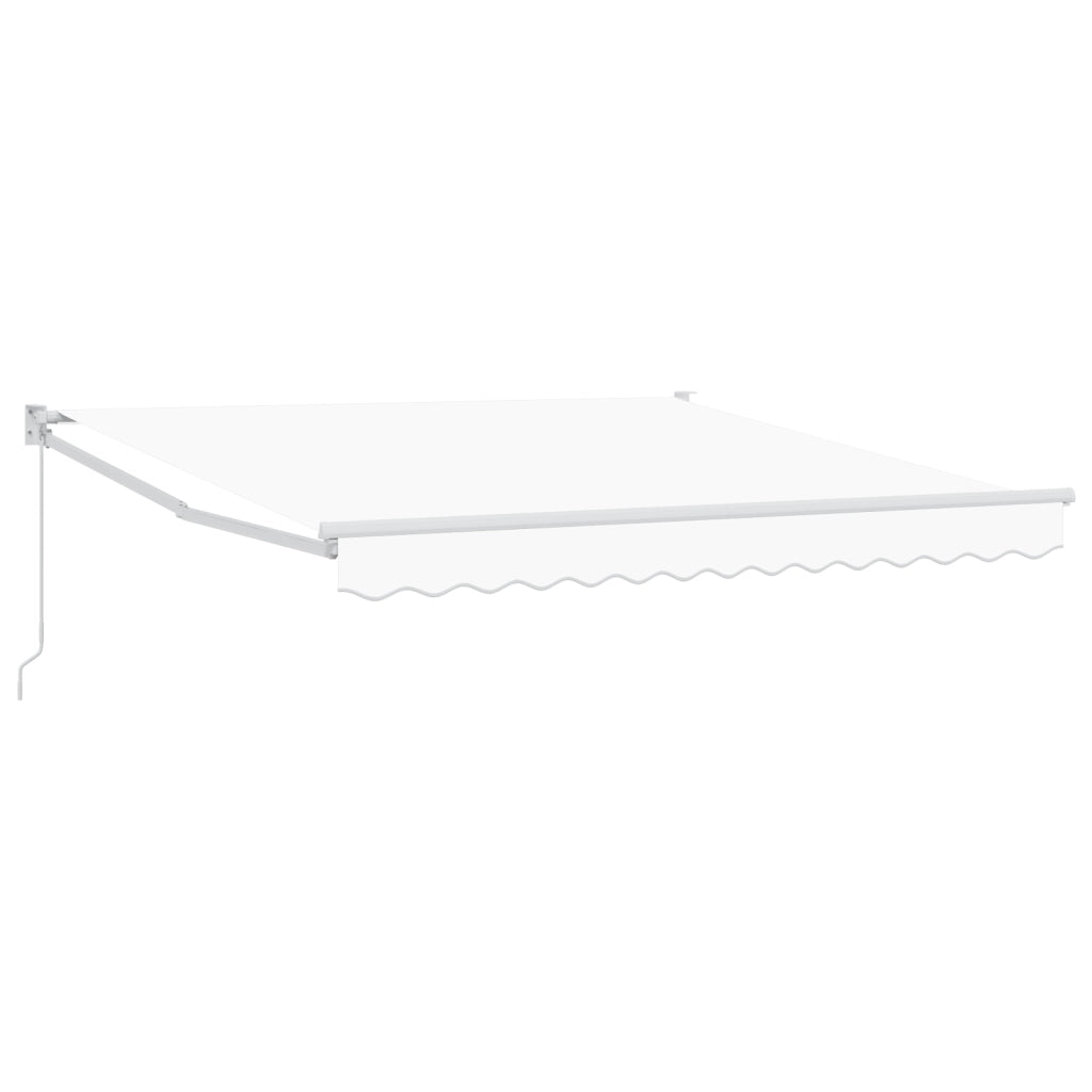 Tenda Retrattile Manuale  Bianca 350x250 cm