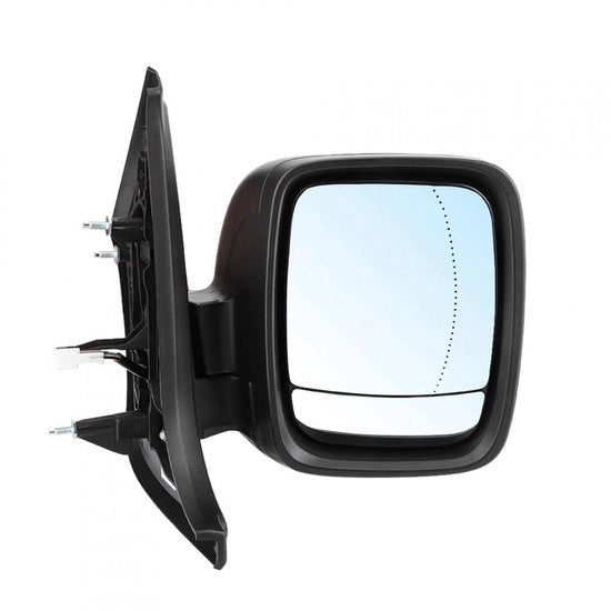 Specchio retrovisore elettrico - Rimpiazzo specchio - Specchio riflettore - Nero - Adatto per Fiat Talento 2016 - Campo visivo ampio - Nuovo di fabbrica