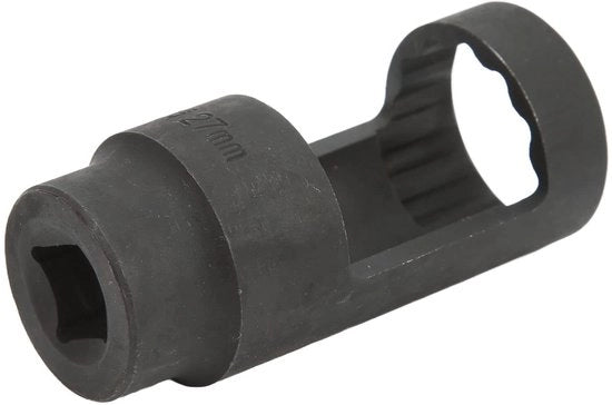 Chiave a doppio fine 27mm - Aandrijving 1/2 pollice - Disegno a 12 punte - Universale per auto - Acciaio inox di durata cromato-vanadio - Strumento di rimozione efficace - Chiave a doppio fine universale