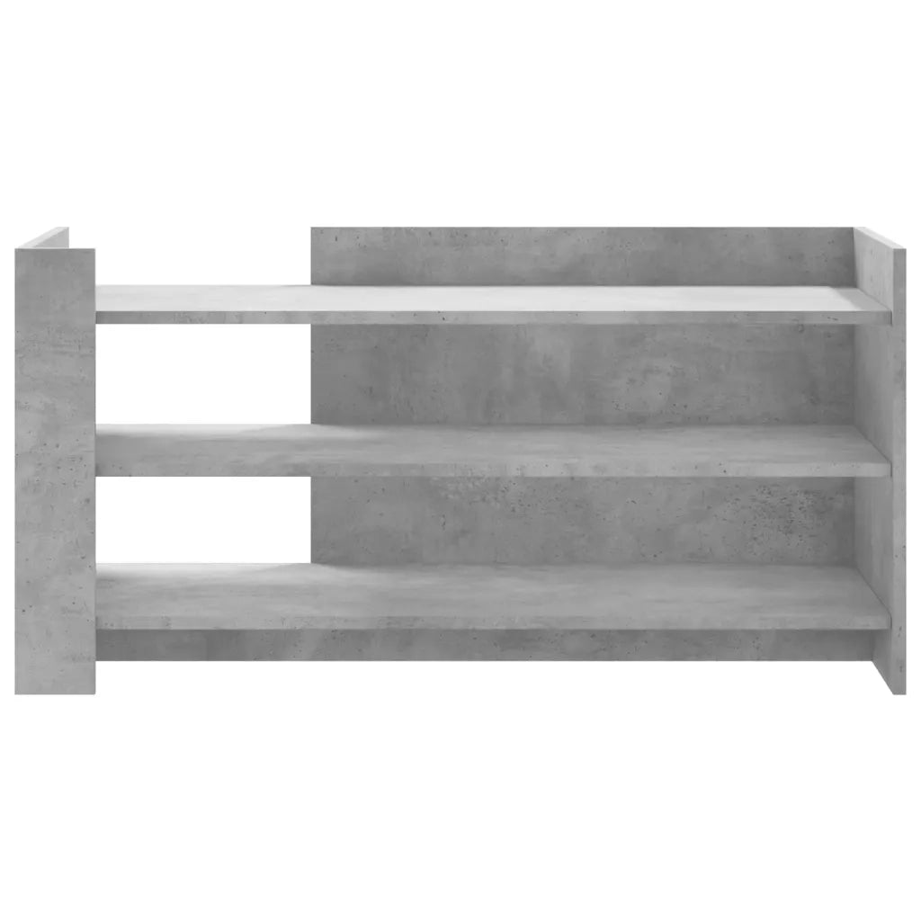 Tavolino Salotto Grigio Cemento 100x50x50 cm Legno Multistrato 848349