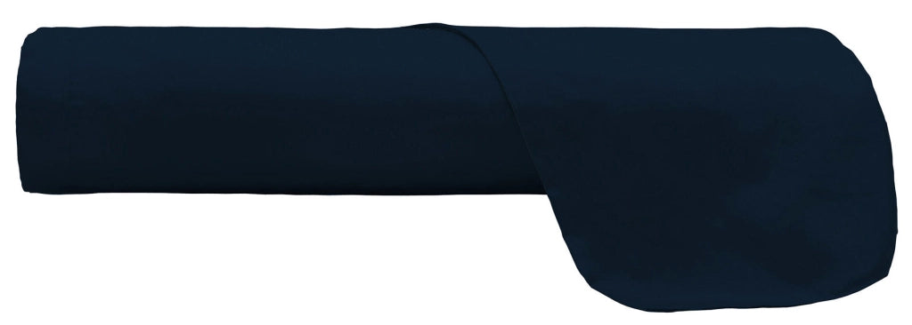 Lenzuolo Sopra in Tinta Unita Blu Scuro Matrimoniale Maxy