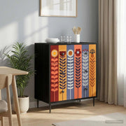 Cassettiera ESSEN Stampa di girasoli 66 x 36,5 x 76 cm 8007382